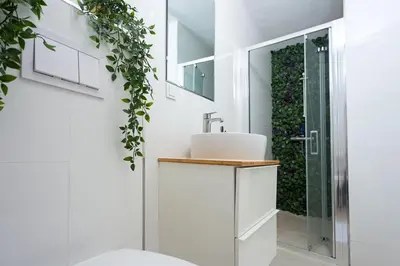 Kupaonica u objektu Apartment and Studios Happy Place