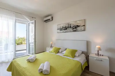 Krevet ili kreveti u jedinici u objektu Hvar De Luxe Apartments