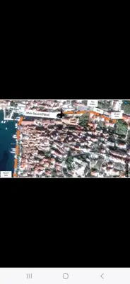 Pogled na grad 'Hvar' ili pogled na grad iz smještaja s doručkom
