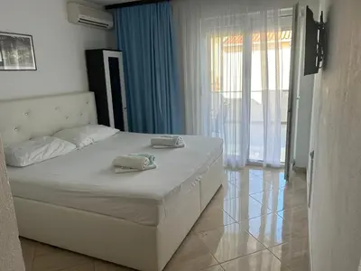 Krevet ili kreveti u jedinici u objektu Apartmani Jukanovic