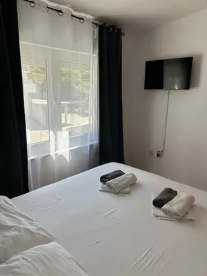 Krevet ili kreveti u jedinici u objektu Apartmani Jukanovic