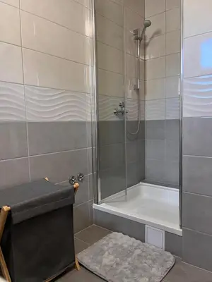 Kupaonica u objektu Luxury apartment Duće with private pool