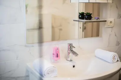 Kupaonica u objektu Apartmani Brdar