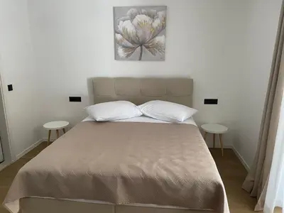 Krevet ili kreveti u jedinici u objektu Apartments Plavi Val