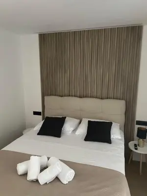 Krevet ili kreveti u jedinici u objektu Apartments Plavi Val