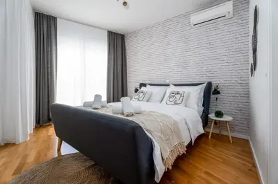 Krevet ili kreveti u jedinici u objektu Villa Delmati