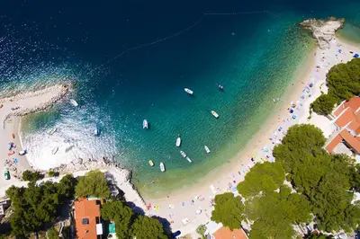 Tlocrt objekta Apartments by the sea Brela, Makarska - 16065