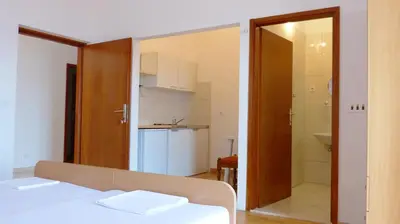 Krevet ili kreveti u jedinici u objektu Top floor panorama Stanici
