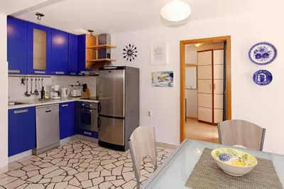 Kuhinja ili čajna kuhinja u objektu Apartments Mel
