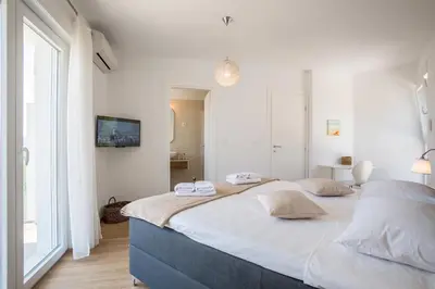 Krevet ili kreveti u jedinici u objektu Villa Blanka for 12 O wnersadvert