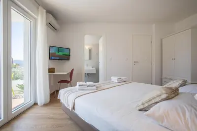Krevet ili kreveti u jedinici u objektu Villa Blanka for 12 O wnersadvert