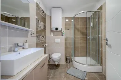 Kupaonica u objektu Villa Iva Osibova