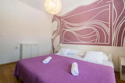Krevet ili kreveti u jedinici u objektu Apartments Jelka