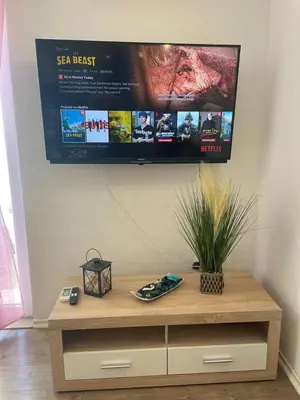 TV i/ili zabavni centar u objektu Nemira beach apartments
