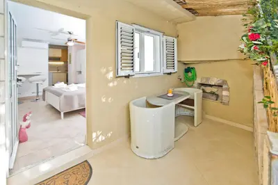 Krevet ili kreveti u jedinici u objektu Apartments Jure