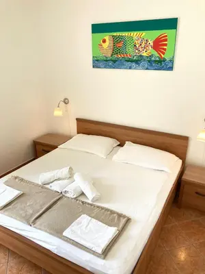 Krevet ili kreveti u jedinici u objektu Rooms Vinka Tudor