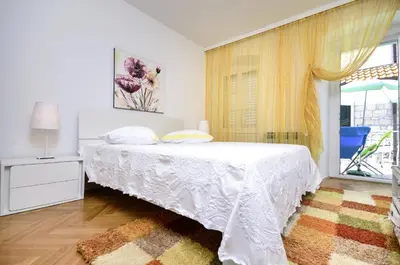 Krevet ili kreveti u jedinici u objektu Seaside holiday house Baska Voda - Makarska - 16138