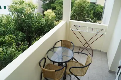 Balkon ili terasa u objektu Studio Apartments Marija with private parking