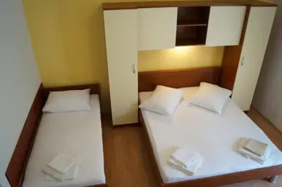 Krevet ili kreveti u jedinici u objektu Studio Apartments Marija with private parking
