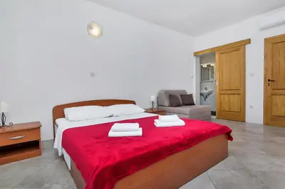 Krevet ili kreveti u jedinici u objektu Apartmani Nikola