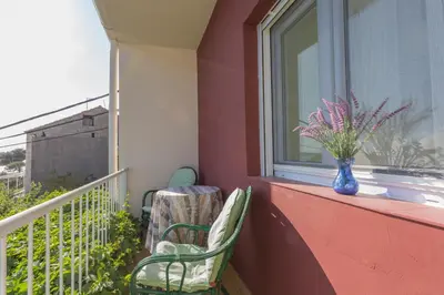 Balkon ili terasa u objektu Apartmani LuNa