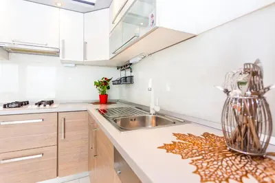 Kuhinja ili čajna kuhinja u objektu Urban Luxury Suites Juricevic
