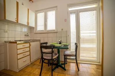 Kuhinja ili čajna kuhinja u objektu Apartments Saga
