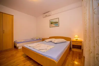 Krevet ili kreveti u jedinici u objektu Apartments Saga