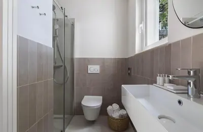 Kupaonica u objektu Villa Berulia