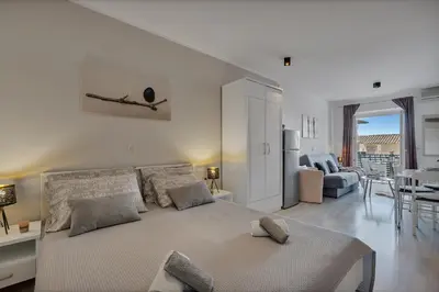 Krevet ili kreveti u jedinici u objektu Apartmani Luna