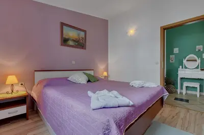 Krevet ili kreveti u jedinici u objektu Apartmani Luna