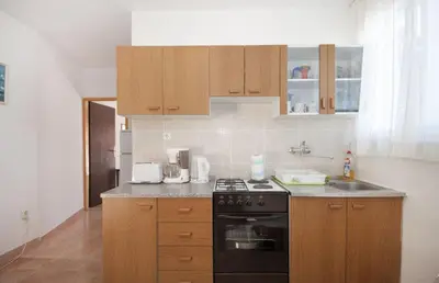 Kuhinja ili čajna kuhinja u objektu Apartments Mira