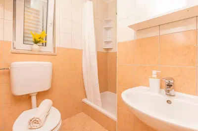 Kupaonica u objektu Apartments Mir