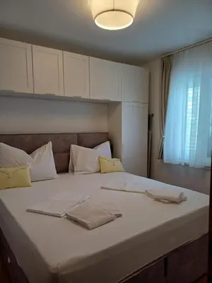 Krevet ili kreveti u jedinici u objektu Apartman SARA GALILEO BLIZU PLAZE