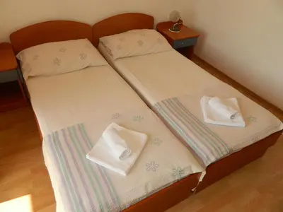 Krevet ili kreveti u jedinici u objektu Apartment Povlja 14399c