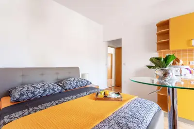 Krevet ili kreveti u jedinici u objektu Apartments Dobrila