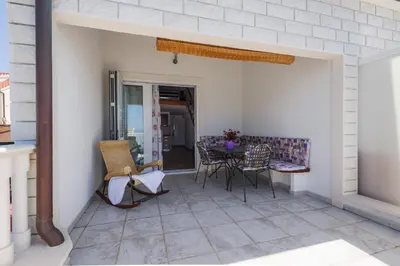Balkon ili terasa u objektu Luxury Bellavista Amazing sea Holidays with Private Beach & Parking