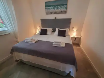 Krevet ili kreveti u jedinici u objektu Apartments Nedo Dalmatia