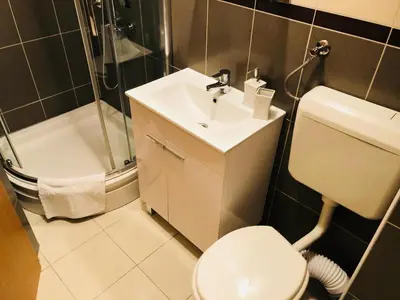 Kupaonica u objektu Apartman Stević