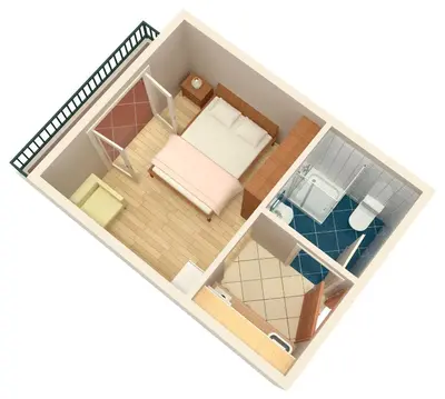 Tlocrt objekta Studio Pokrivenik 10427a