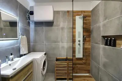 Kupaonica u objektu Apartment Bečica