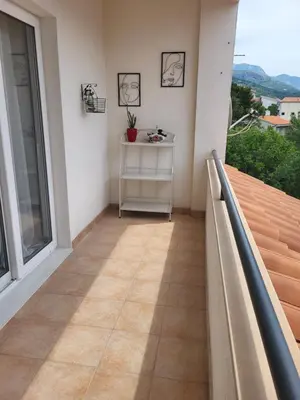 Balkon ili terasa u objektu Apartmani Nikmar