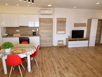 Kuhinja ili čajna kuhinja u objektu Apartments SKY
