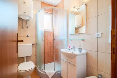 Kupaonica u objektu Apartments Island Beat