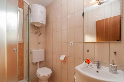 Kupaonica u objektu Apartments Island Beat