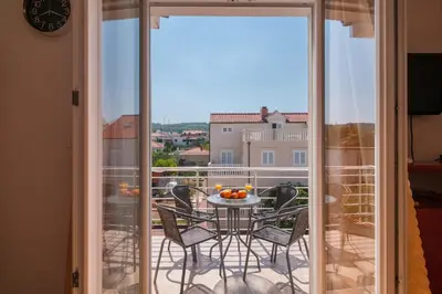 Balkon ili terasa u objektu Apartments Island Beat