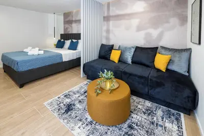 Krevet ili kreveti u jedinici u objektu Apartments and rooms by the sea Lokva Rogoznica - Omis - 2973