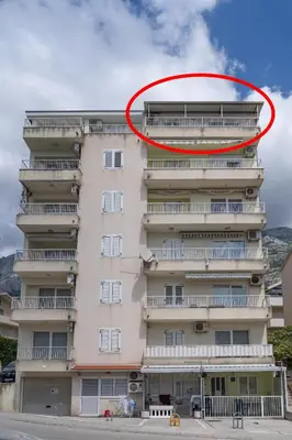 Zgrada u kojoj se nalazi apartman