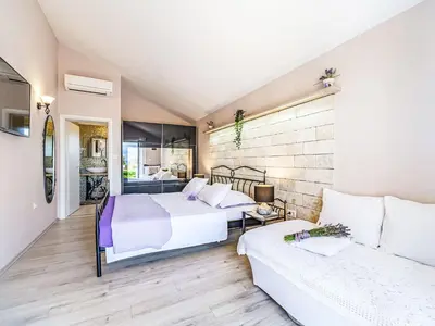 Krevet ili kreveti u jedinici u objektu Holiday Home Villa Mutnik by Interhome