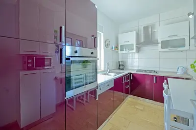 Kuhinja ili čajna kuhinja u objektu Art Apartments Postira